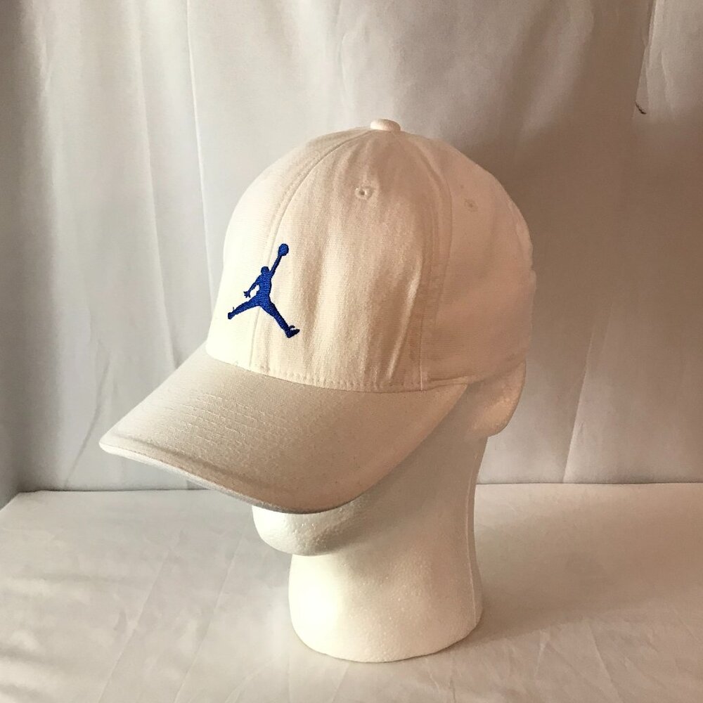 Jordan Dark Blue Flight Emblem Curved Bill L/XL Active Athletic Sport Cut Hat